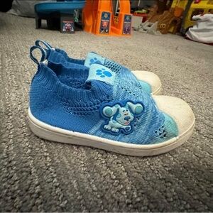Toddler Blue Clues Slip On Sneakers Size 8